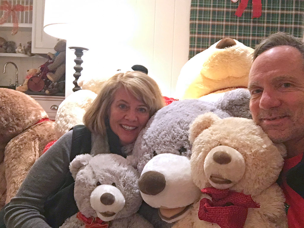 Teddy Bear Suite Co-Founders Wendy Harman and Win Baker - Donate Now