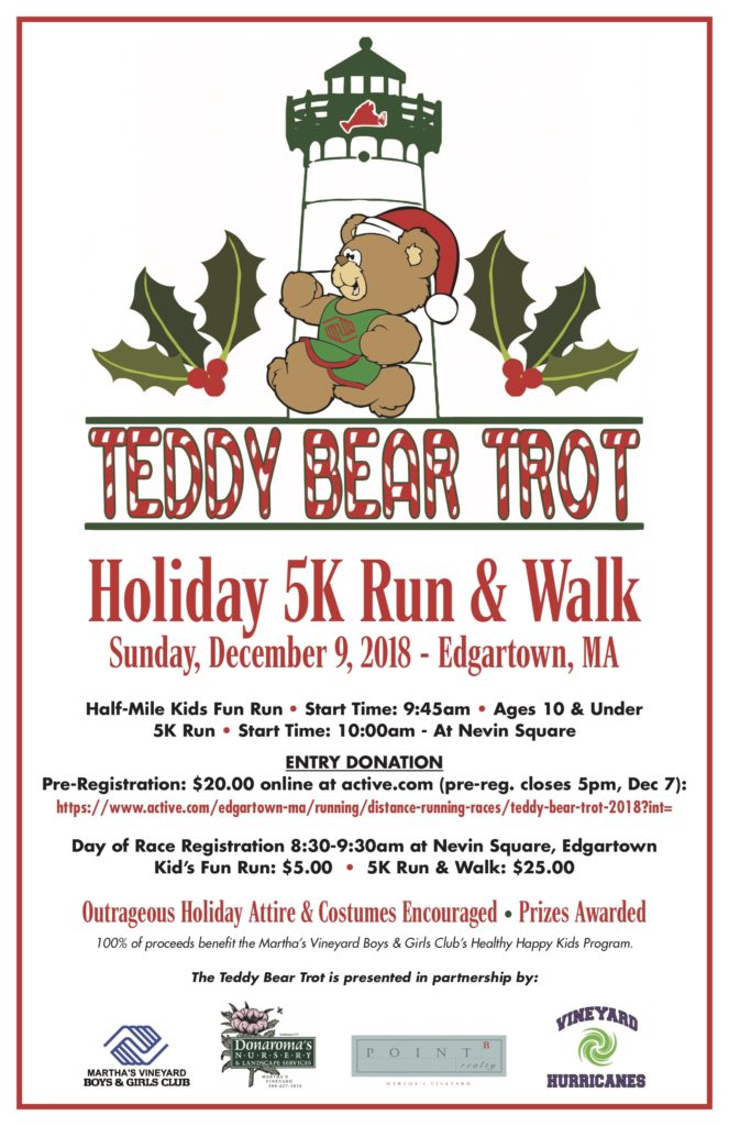 Teddy Bear Trot Holiday 5K Run & Walk Supports Healthy Happy Kids Food Program