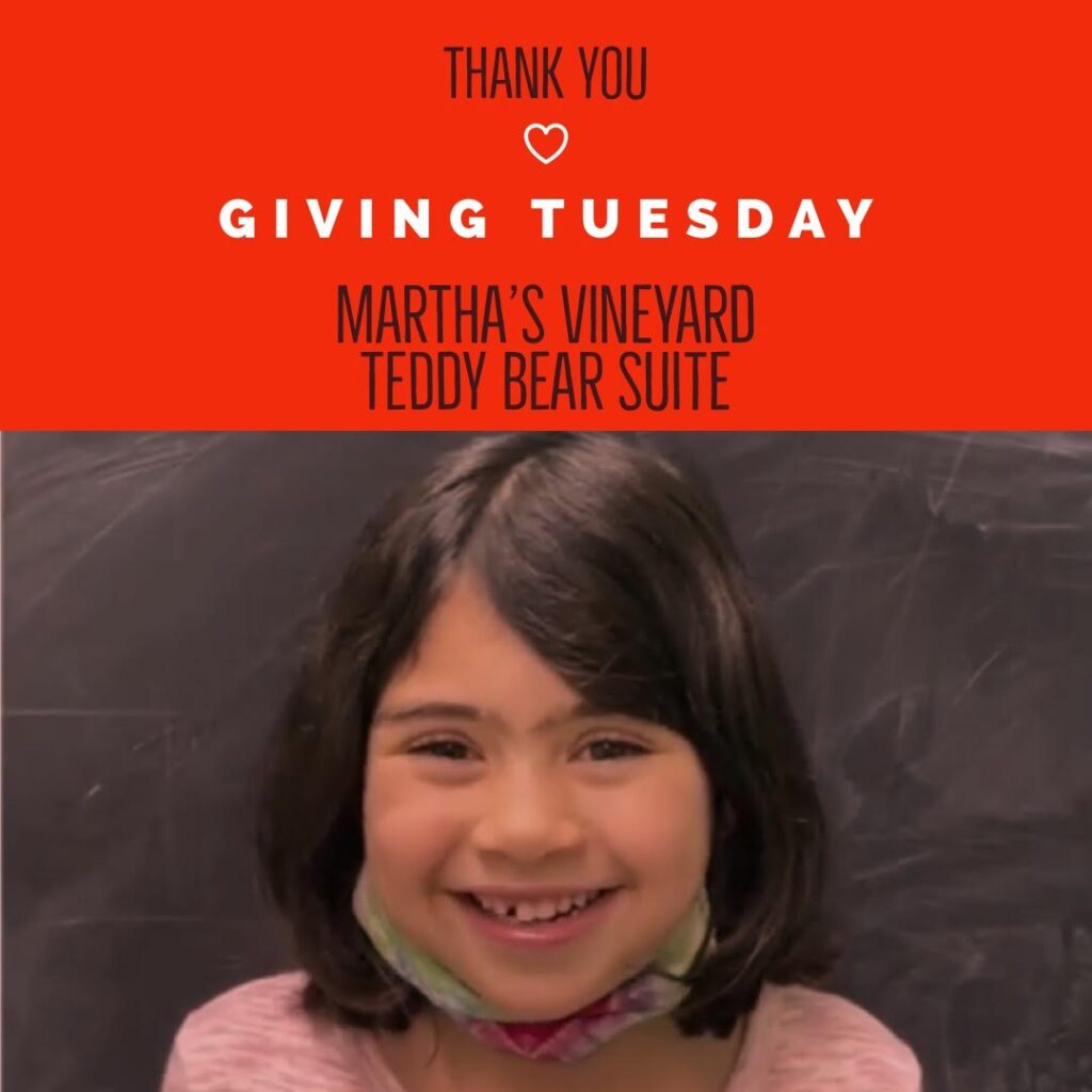 Martha's Vineyard Teddy Bear Suite Has A Beary Successful Giving Tuesday! All money raised goest to support the Martha's Vineyard Boys & Girls Club Healthy Happy Kids food program